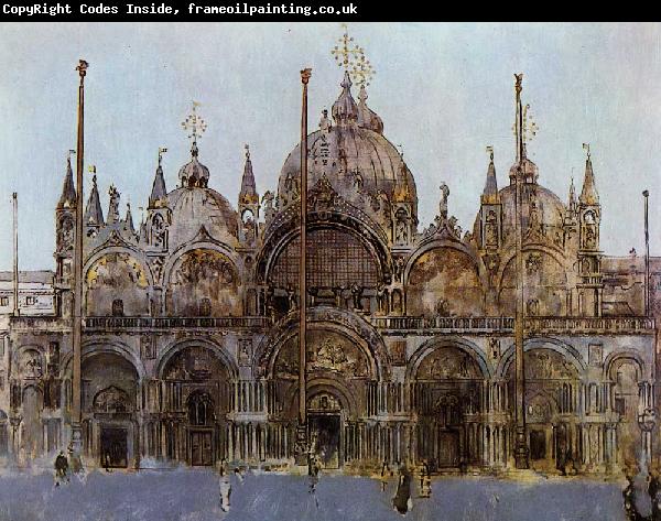 Walter Sickert St Mark's Cathedral, Venice